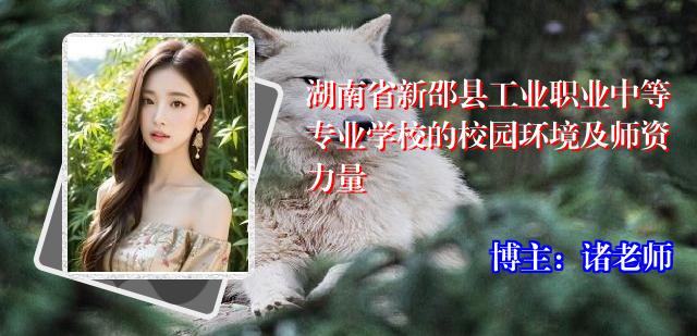 湖南省新邵县工业职业中等专业学校的校园环境及师资力量