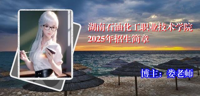 湖南石油化工职业技术学院2025年招生简章