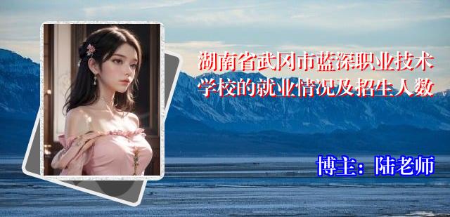 湖南省武冈市蓝深职业技术学校的就业情况及招生人数