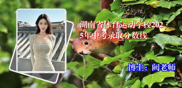湖南省体育运动学校2025年中考录取分数线