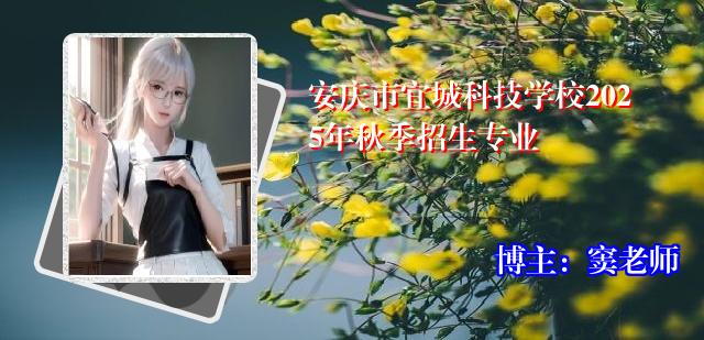 安庆市宜城科技学校2025年秋季招生专业