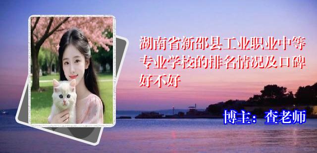 湖南省新邵县工业职业中等专业学校的排名情况及口碑好不好