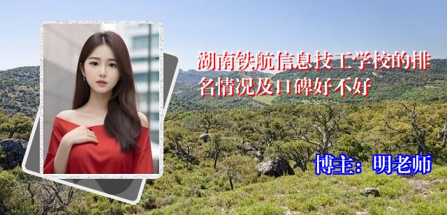 湖南铁航信息技工学校的排名情况及口碑好不好