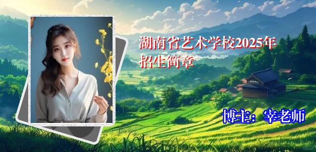 湖南省艺术学校2025年招生简章