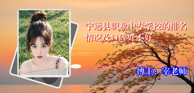 宁远县职业中专学校的排名情况及口碑好不好