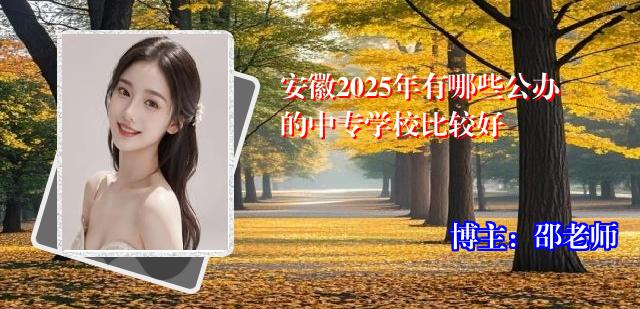 安徽2025年有哪些公办的中专学校比较好