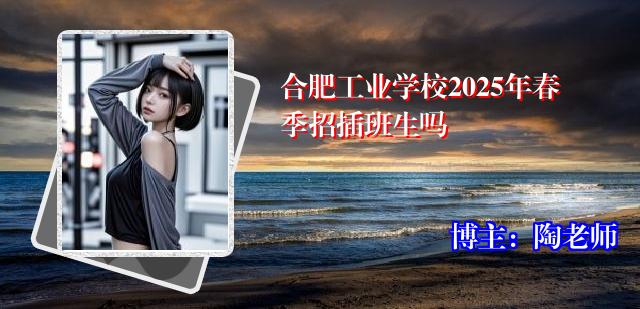 合肥工业学校2025年春季招插班生吗