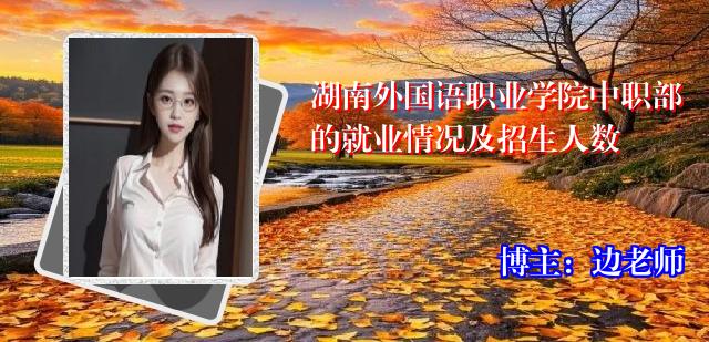 湖南外国语职业学院中职部的就业情况及招生人数