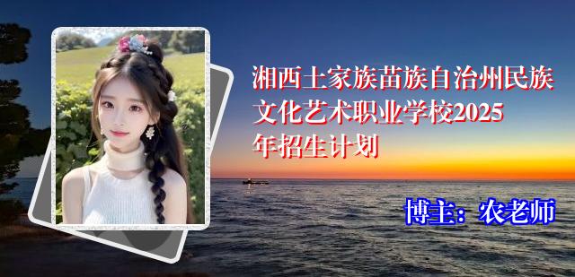 湘西土家族苗族自治州民族文化艺术职业学校2025年招生计划