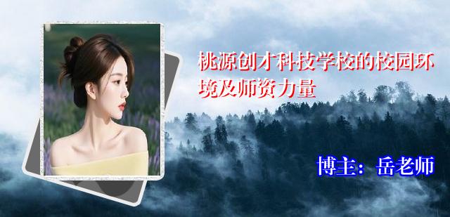 桃源创才科技学校的校园环境及师资力量