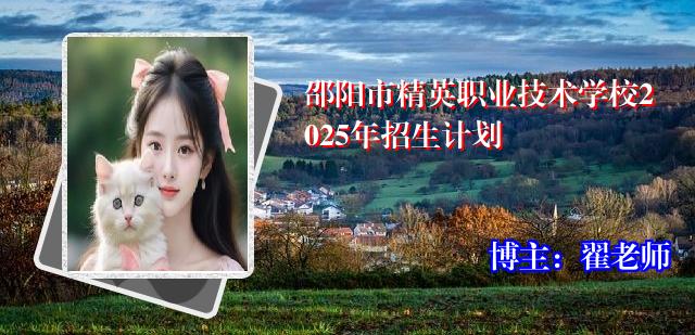 邵阳市精英职业技术学校2025年招生计划