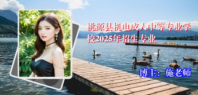桃源县机电成人中等专业学校2025年招生专业