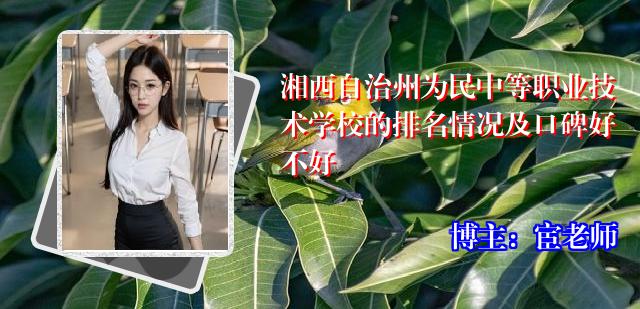 湘西自治州为民中等职业技术学校的排名情况及口碑好不好