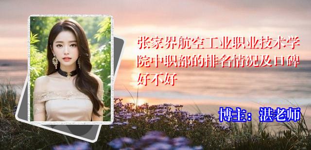 张家界航空工业职业技术学院中职部的排名情况及口碑好不好