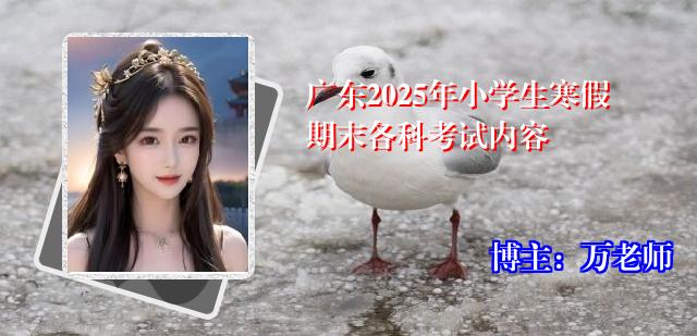 广东2025年小学生寒假期末各科考试内容