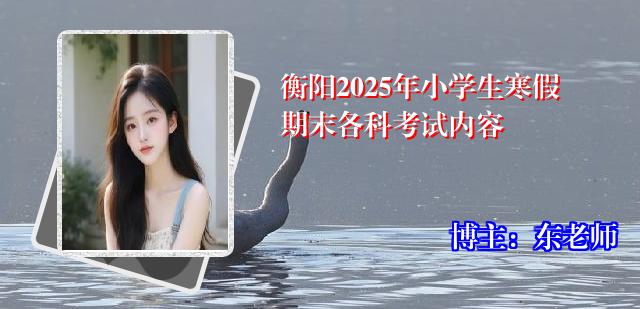 衡阳2025年小学生寒假期末各科考试内容