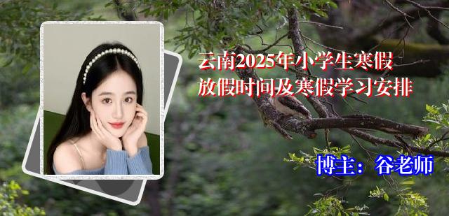 云南2025年小学生寒假放假时间及寒假学习安排