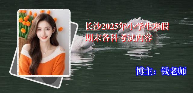 长沙2025年小学生寒假期末各科考试内容