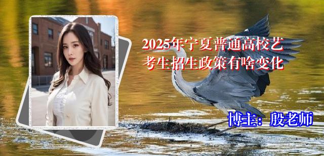 2025年宁夏普通高校艺考生招生政策有啥变化